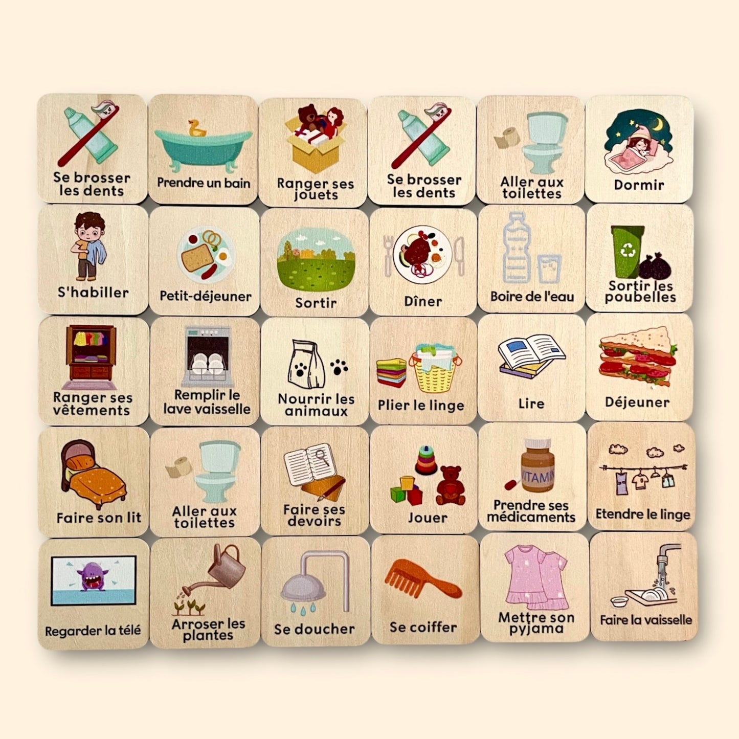 Tableau de routine enfant