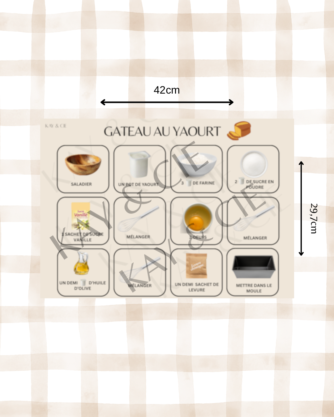 Affiche recette enfant