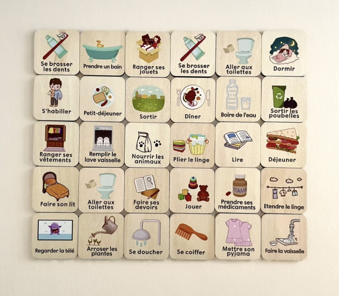 Tableau de routine enfant