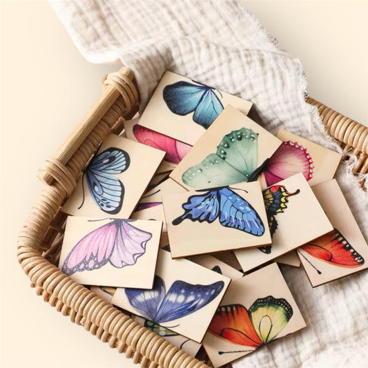 Puzzle en bois papillons