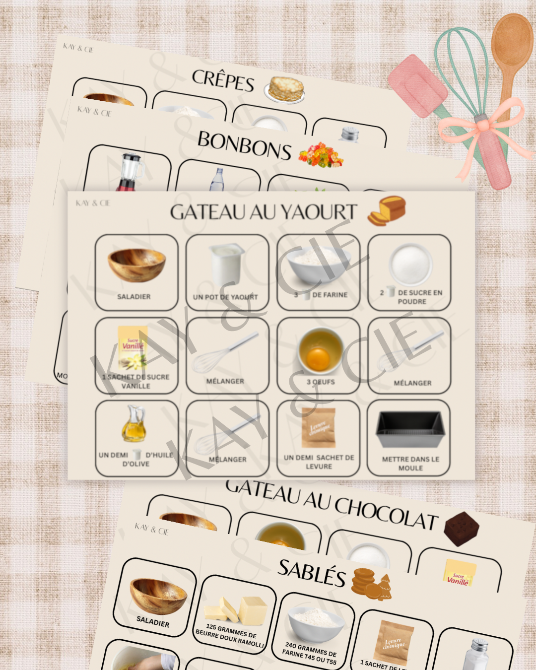 Affiche recette enfant