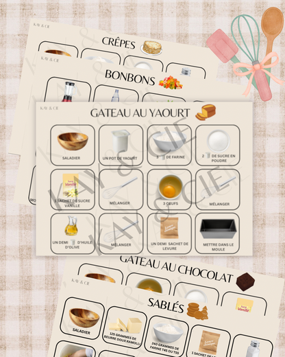 Affiche recette enfant